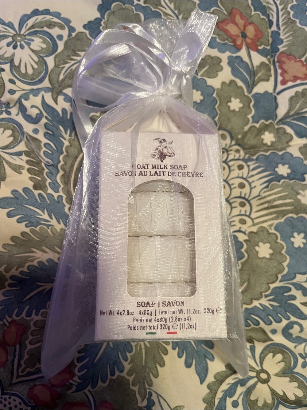 NWT Goat Milk Soap Gift Set - Set of 4- White